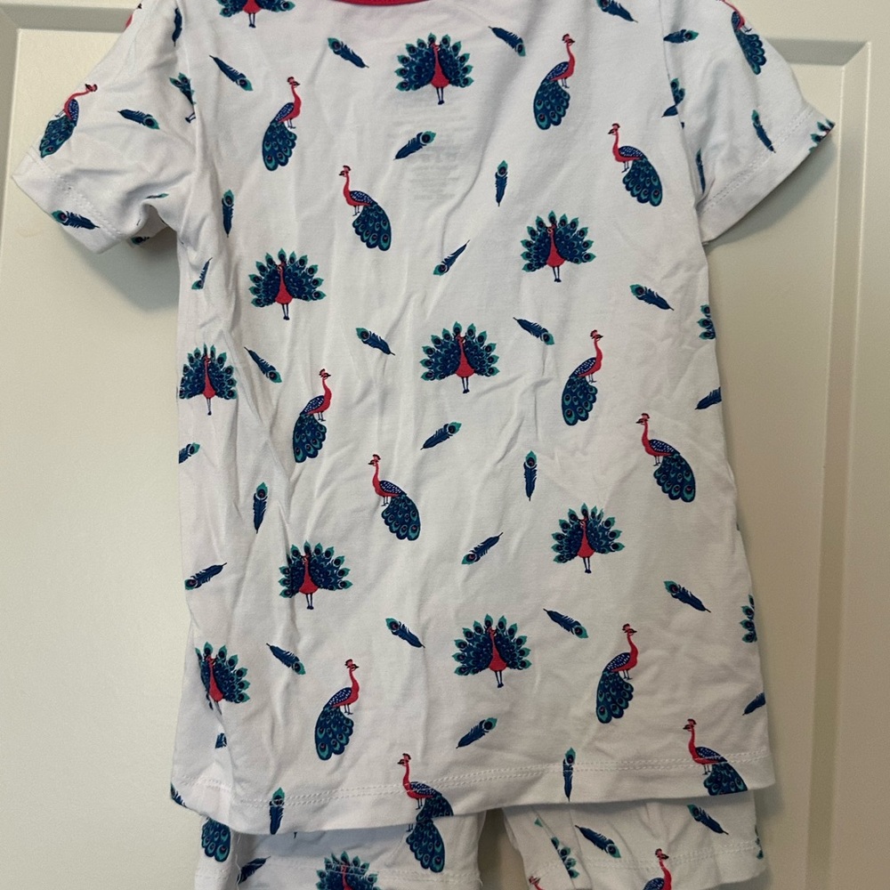 Bubble Baby - 2 pack: Peacock and Flamingo Bamboo SS PJs